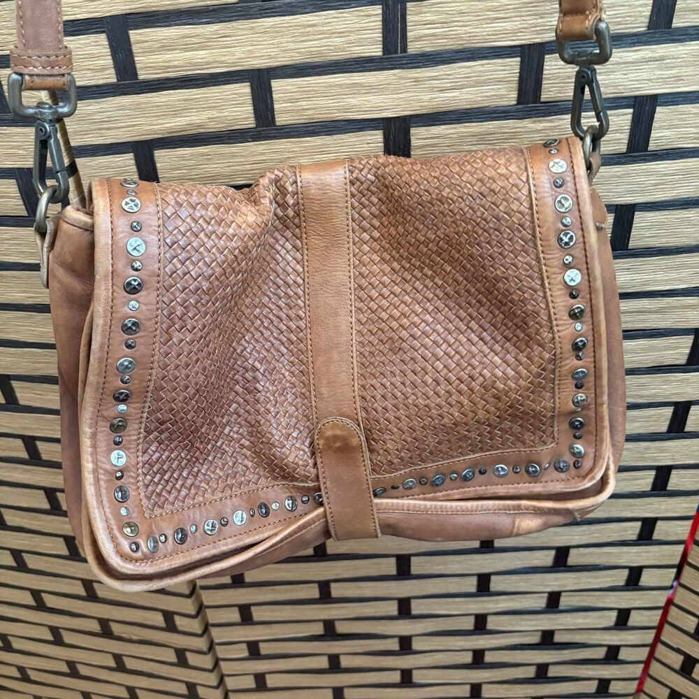 Platania‎ Brown Crossbody Purse